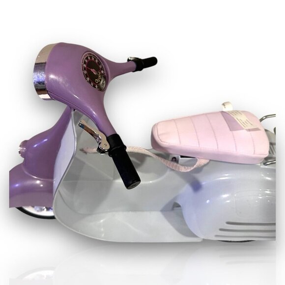 Our Generation Ride In Style Scooter Motorcycle and Pink Helmet for 18" Dolls - Picture 11 of 14